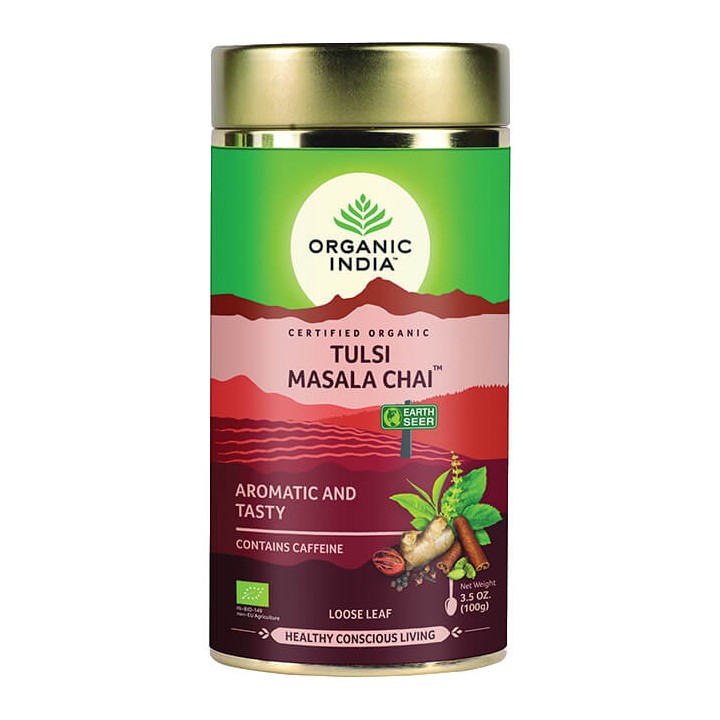Herbata Masala Chai Tulsi Tea 100g sypana Organic India