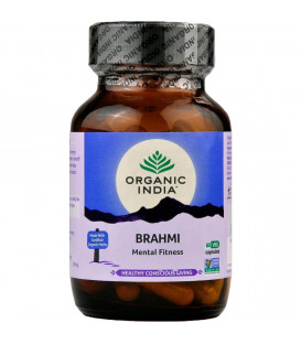 Brahmi Organic India 60 kaps x 350 mg Centella asiatica (Suplement diety)