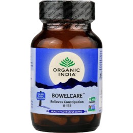 Bowelcare Organic India 60 kaps suplement diety - Zespół Jelita Drażliwego & wrzody