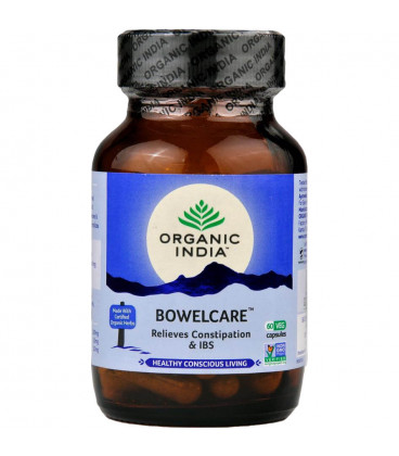 Bowelcare Organic India 60 kaps suplement diety - Zespół Jelita Drażliwego & wrzody