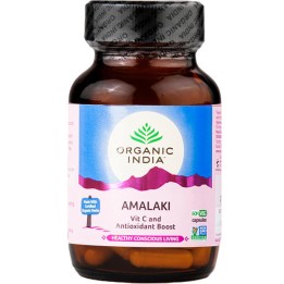 Amalaki - Owoce Amli, 60 kapsułek, Organic India (Suplement diety) - żródło witaminy C
