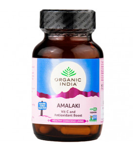 Amalaki Owoce Amli 60 kapsułek Organic India (Suplement diety) żródło witaminy C