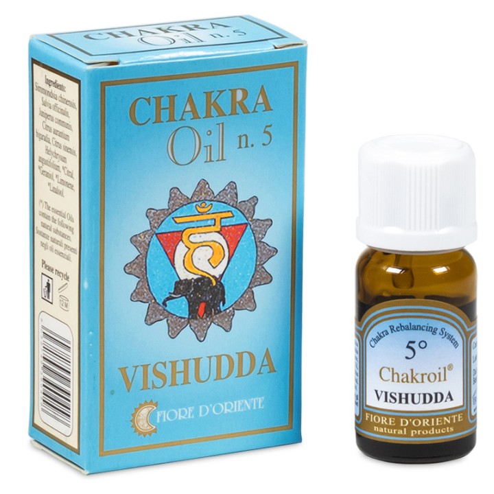 Olejek 5 Czakra Gardła Vishuddha 10 ml Sabatini Fiore D'Oriente