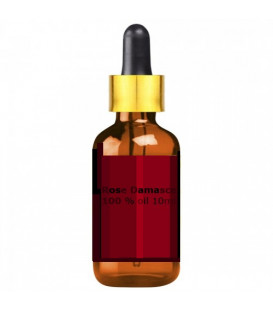 Olejek różany czysty 100% Rosa Damascena Oil 10ml buteleczka z zakraplaczem