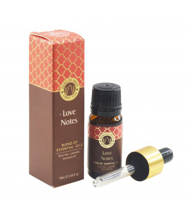 10 ml. Essential Oil Blend in Amber Glass Bottle with Love Notes