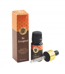 10 ml. Essential Oil Blend in Amber Glass Bottle with Be Energized