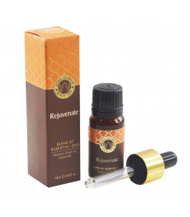 10 ml. Essential Oil Blend in Amber Glass Bottle with Rejuvenate