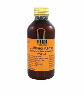 Ajurwedyjski olej do masażu Jathyadi KERAM Thailam 200 ml Nimi Ayurveda
