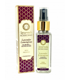 Luksusowy spray zapachowy Lawenda & Trawa Cytrynowa (Tridosha) 50 ml Luxurious Veda Song of India