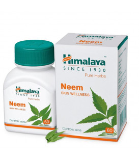 Neem Himalaya Skin wellness 60 kapsułek suplement diety Specjalista od zdrowej skóry Zwalcz infekcję i pasożyty