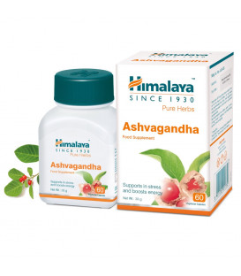 Ashwagandha 60 vege-kaps. Himalaya (Suplement Diety) - witalność i energia