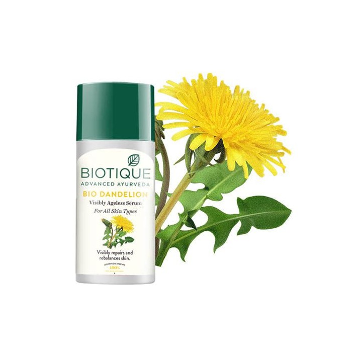 Serum rozjaśniające z Mniszkiem i Muszkatołowcem - Ageless Lightening Serum 35 ml Biotique