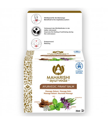 Balsam na wyczerpane mięśnie i na przeziębienie Ayurveda Balm, 25 ml Maharishi