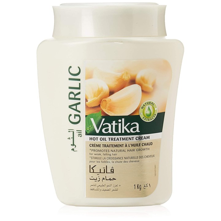 Maska do włosów Czosnek Vatika 1kg Dabur - włosy słabe i zniszczone