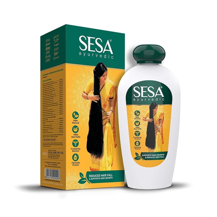 Olejek do włosów Sesa Ayurvedic Hair Oil 200ml - receptura na wypadające włosy - Nowa edycja