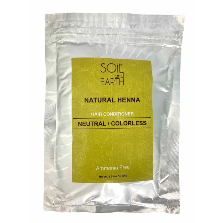 Naturalna Henna do włosów Indyjska Cassia (BEZBARWNA) 100g Soil &Earth