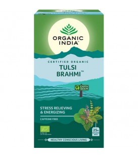 Herbata Brahmi Tulsi Tea Organic India 25 torebek
