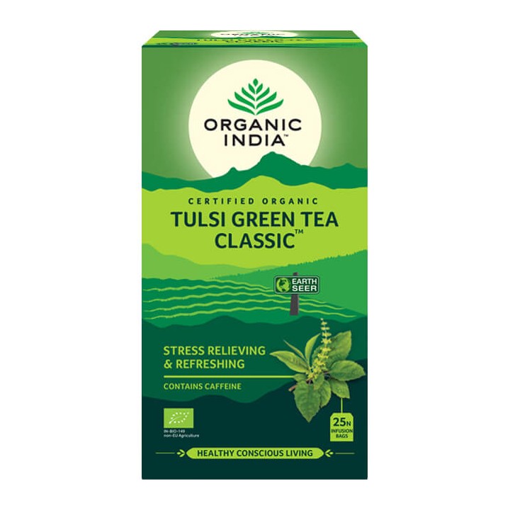The Original Tulsi Green Tea Organic India 25 torebek