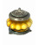 Świeca Ręcznie Robiona w żółtym szkle z orientalnym motywem BUDDHA DELIGHT Song of India - miniatura 2