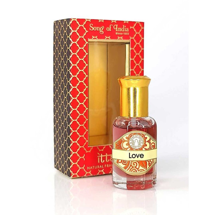 10 ml. Luxurious Veda Perfume Oil in Roll-On Glass Bottles LV11CC Love