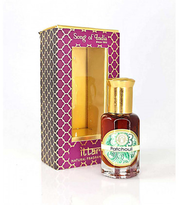Olejek perfumowany roll on PATCHOULI NOIR 10 ml Luxurious Veda Song of India - zdjęcie główne produktu
