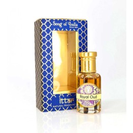 10 ml. Luxurious Veda Perfume Oil in Roll-On Glass Bottles LV11CC Royal Oud
