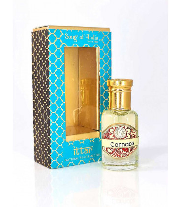 10 ml. Luxurious Veda Perfume Oil in Roll-On Glass Bottles LV11CC Cannabis