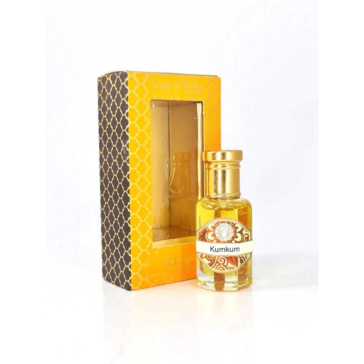 10 ml. Luxurious Veda Perfume Oil in Roll-On Glass Bottles LV11CC Kum Kum