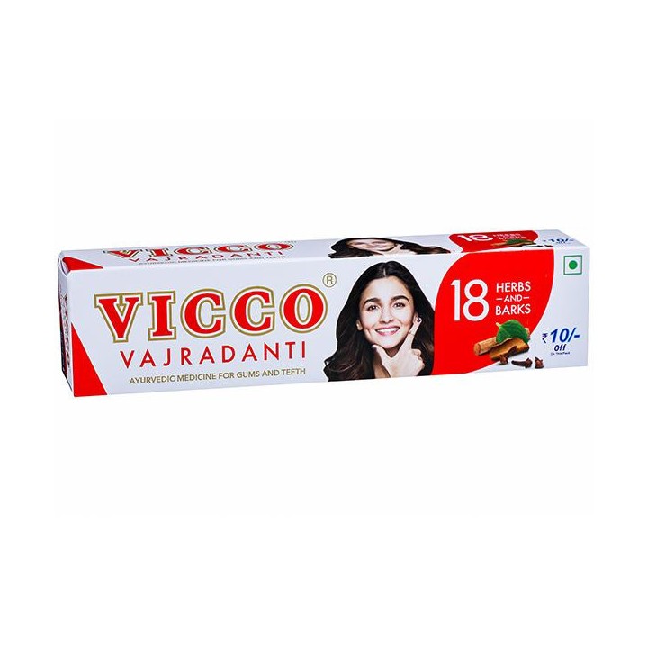 Pasta do Zębów Vicco Vajradanti 200ml + szczoteczka Sensoclean gratis!