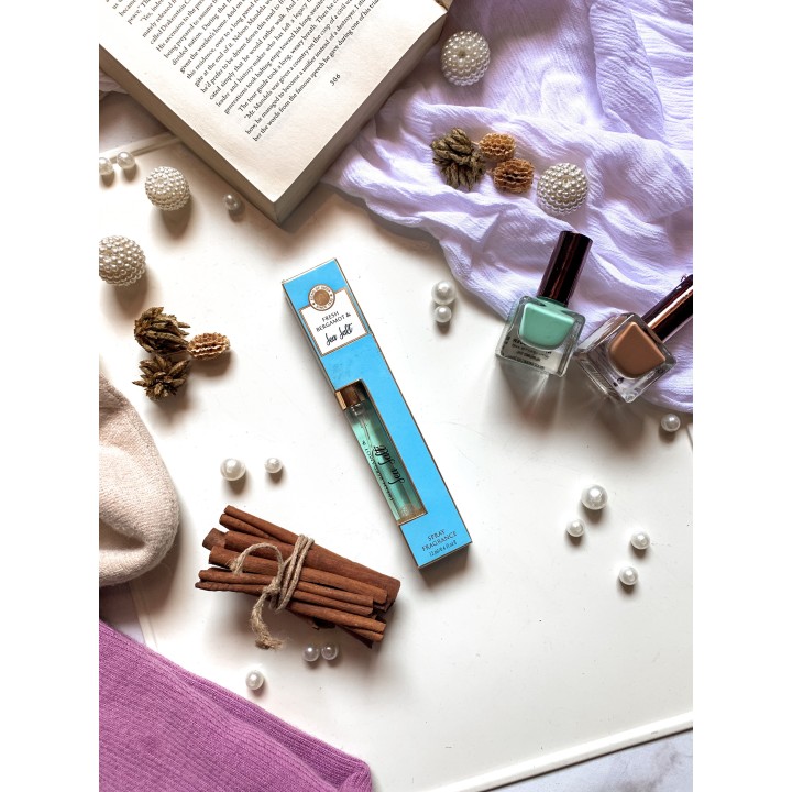 Woda perfumowana w sprayu, zapach - Sól morska & Świeża Bergamotka 12 ml. Song of India
