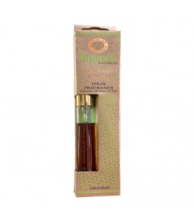Spray zapachowy w szklanej butelce -Patchouli - Wanilia - 12 ml. Organic Goodness