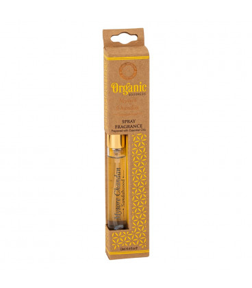 Spray zapachowy w szklanej butelce Mysore Chandan - Drzewo sandałowe 12 ml. Organic Goodness