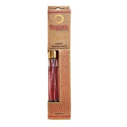 12 ml. Organic Goodness Fragrance Spray in Tubular Glass Bottle ORFS12 Desi Gulab - Rose