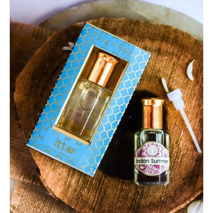 10 ml. Luxurious Veda Perfume Oil in Roll-On Glass Bottles LV11CC Indian Summer