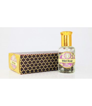 Olejek perfumowany roll-on - Wild Rose - 10 ml. Luxurious Veda - Song of India
