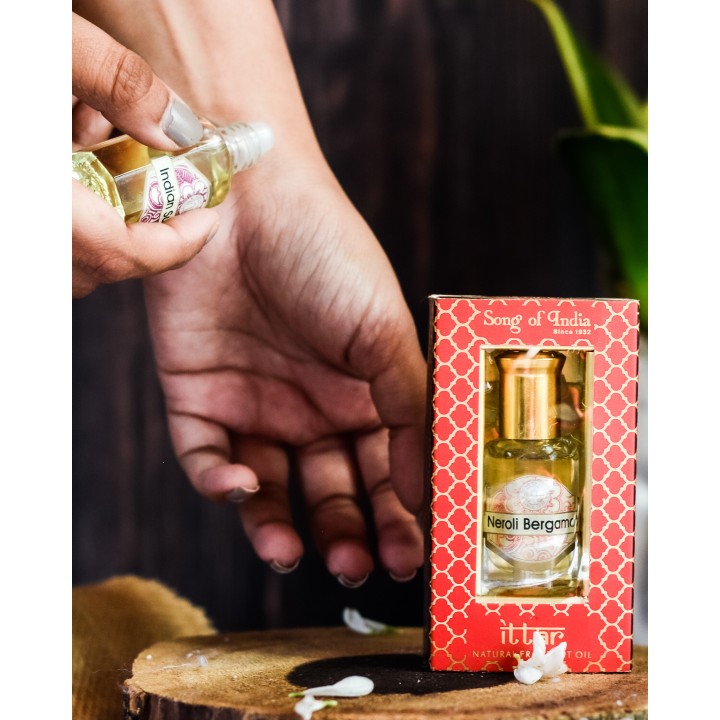 Olejek perfumowany roll-on - Neroli Bergamot - 10 ml. Luxurious Veda - Song of India