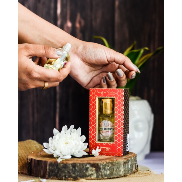 Olejek perfumowany roll-on - Neroli Bergamot - 10 ml. Luxurious Veda - Song of India