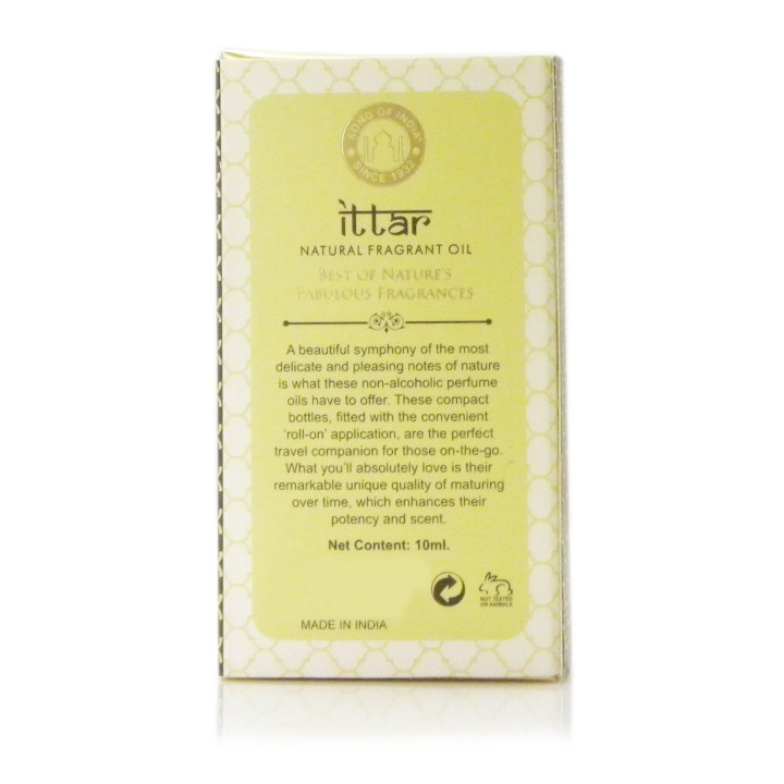 10 ml. Luxurious Veda Perfume Oil in Roll-On Glass Bottles LV11CC Ayurveda