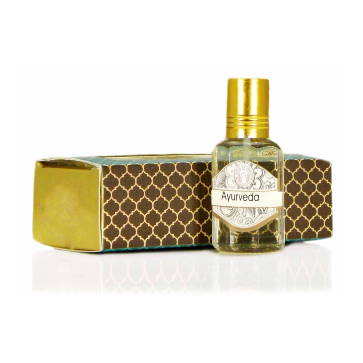 10 ml. Luxurious Veda Perfume Oil in Roll-On Glass Bottles LV11CC Ayurveda