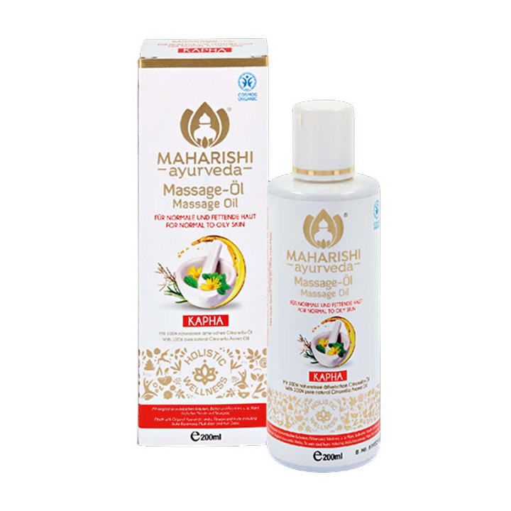 Olejek BIO do Masażu Kapha BDIH, 200 ml Maharishi