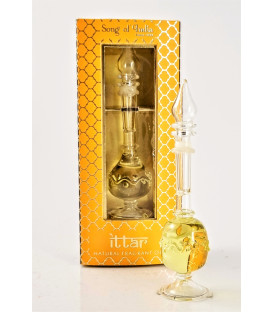 Perfumy w ręcznie robionej karafce - Drzewo Sandałowe & Wetiwera - 5 ml. Luxurious Veda, Song of India