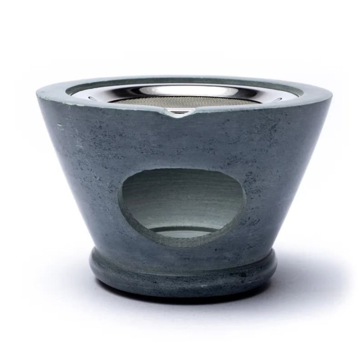 Zestaw do kadzenia Maroque kolor szary z naturalnymi kadzidłami