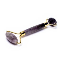 Wałek kamienny do auto masażu twarzy i szyi Lapis lazuli 80g długość 14 cm