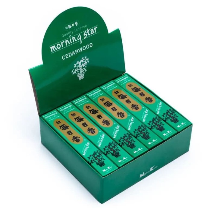 Kadzidła japońskie Cedarwood Drzewo Cedrowe 20g Morning Star