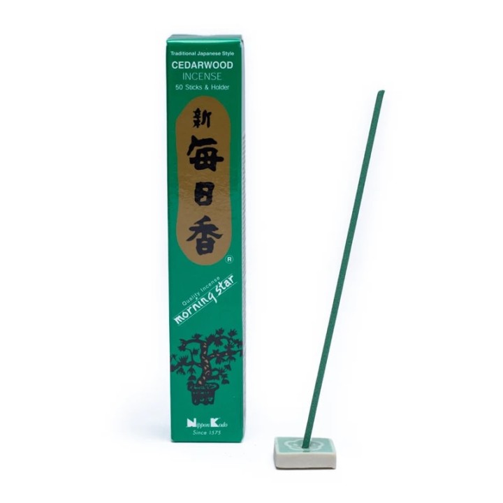 Kadzidła japońskie Cedarwood Drzewo Cedrowe 20g Morning Star
