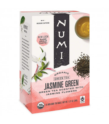 Herbata BIO Jasmine Green Tee 18 torebek Numi Tea Organic