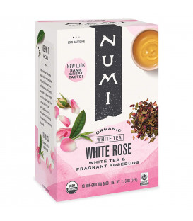 Herbata BIO White Rose Biała Róża 18 torebek Numi Tea Organic