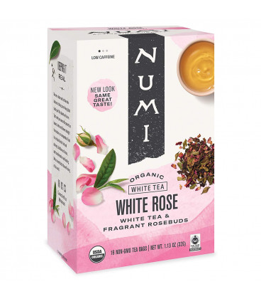 Herbata BIO White Rose Biała Róża 18 torebek Numi Tea Organic