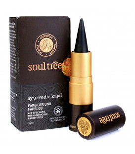 Kajal BIO kolor CZARNY 3 g SoulTree Ayurvedic BDIH certyfikat ekologiczności