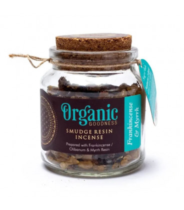 Frankincense & myrrh smudge resin incense 100g